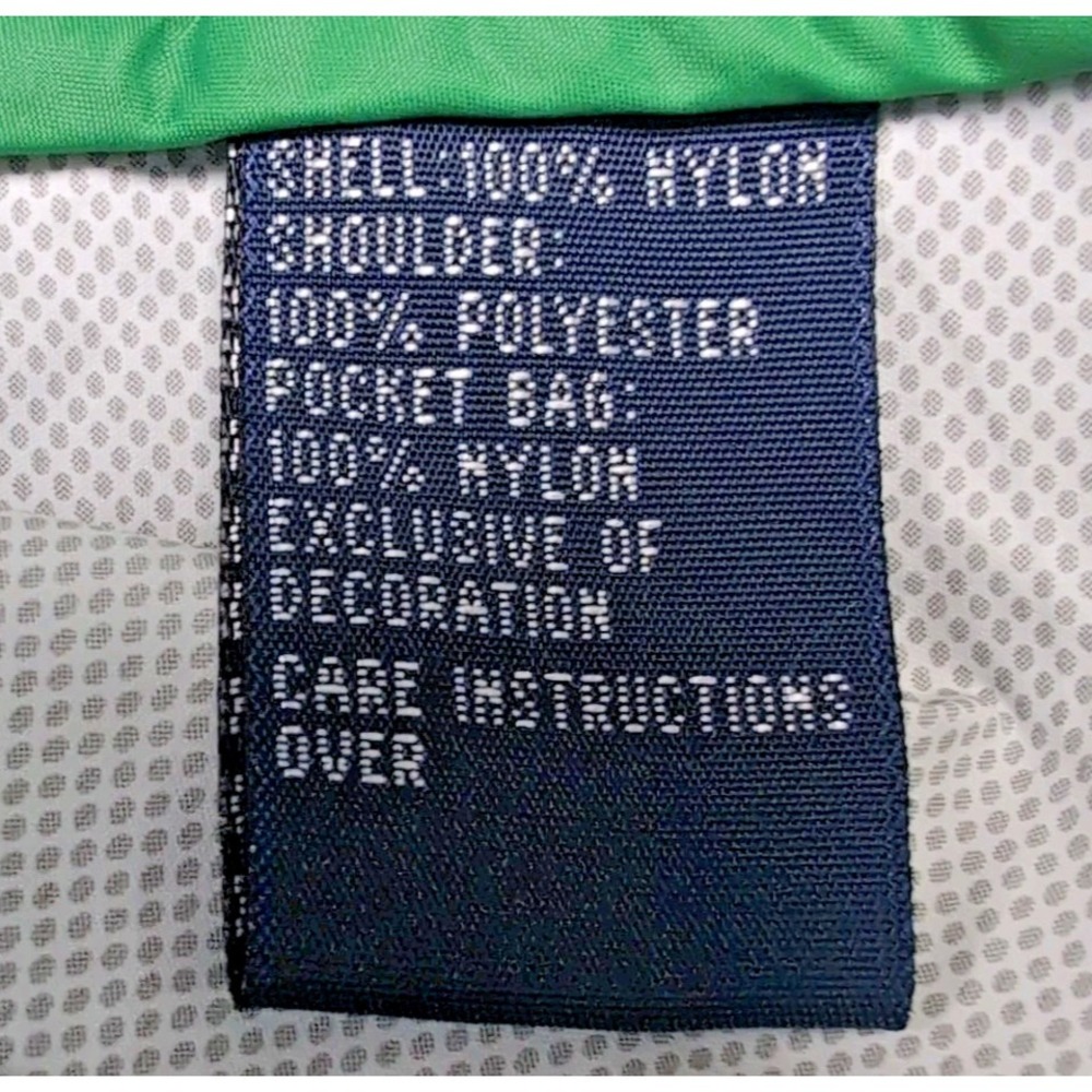 Polo Golf Ralph Lauren 1/4 Zip Windbreaker Mens L Green Pullover Short Sleeve - Picture 6 of 16